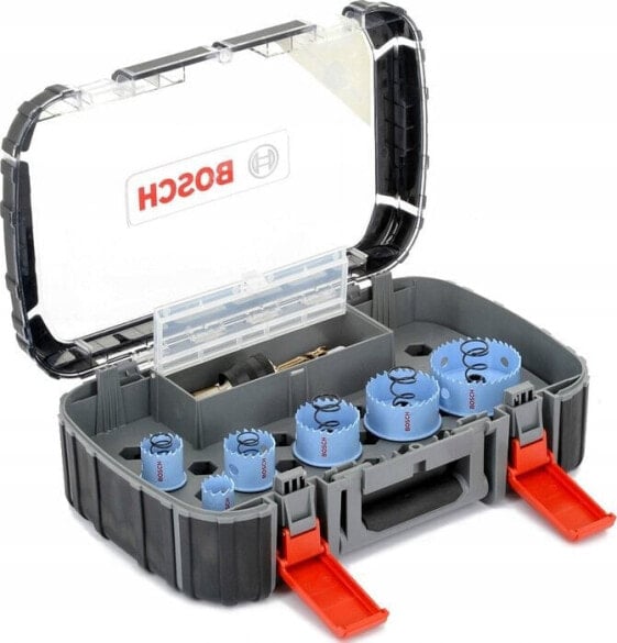 Bosch Bosch hole saw set Special for Sheet Metal Electrics, 22-64mm, 9-piece (in case)