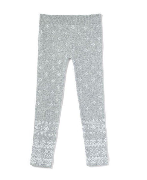 Big Girls Fairisle Seamless Leggings