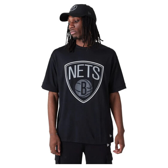 NEW ERA NBA Os Outline Mesh Brooklyn Nets short sleeve T-shirt