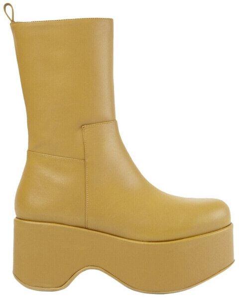Paloma Barcelo Eider Leather Boot Women's Yellow 41
