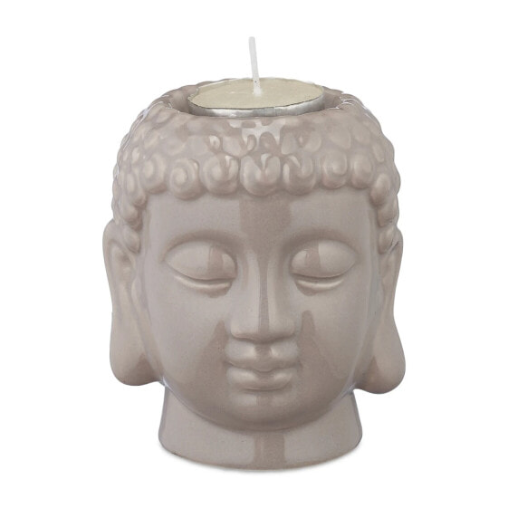 Подсвечник Buddha Relaxdays 9,5 х 8 х 8 см