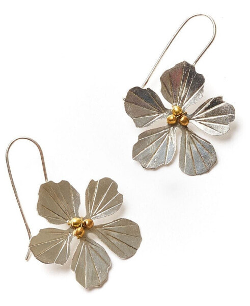 Silver-Tone and Gold-Tone Ishya Drop Earrings