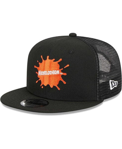 Men's Black Nickelodeon Splat Trucker 9FIFTY Snapback Hat