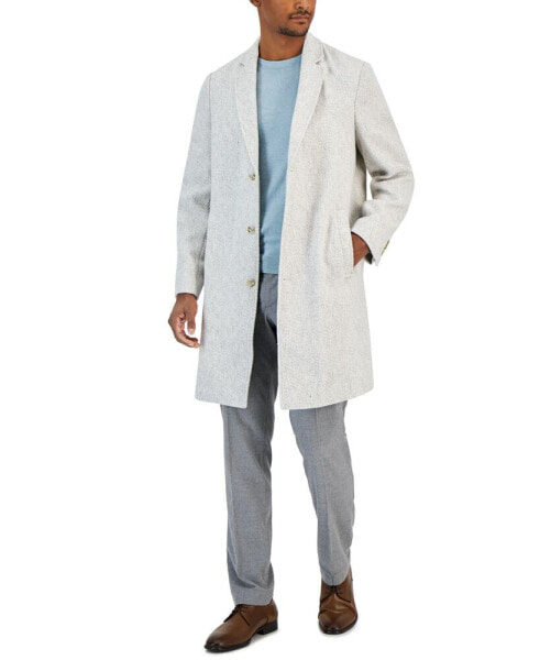 Men's Bruno Regular-Fit Textured Coat, Created for Macy's