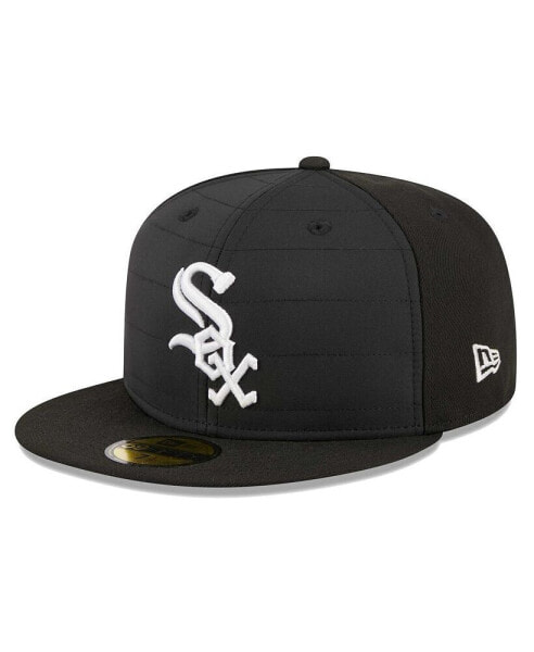 Men's Black Chicago White Sox Quilt 59FIFTY Fitted Hat