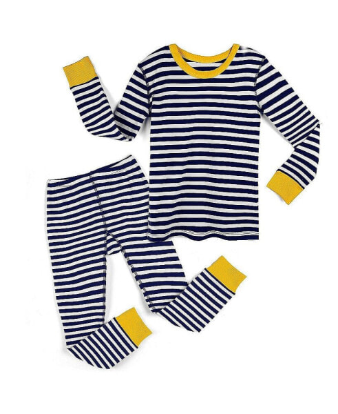 Kids Kids' Fair Trade 100% Organic Cotton Tight Fit Pajamas, 2-Piece Set