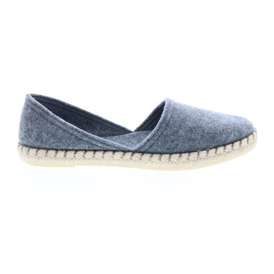 Miz Mooz Costa Womens Gray Canvas Slip On Loafer Flats Shoes 6