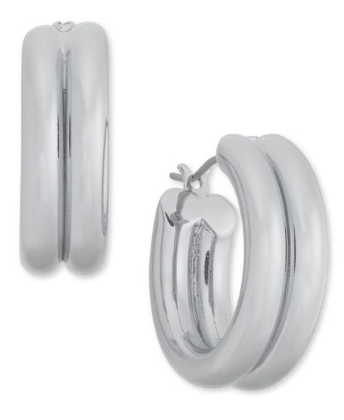 Small Double-Row Tubular Hoop Earrings, 0.75", Created for Macy's