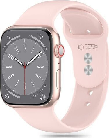 Tech-Protect TECH-PROTECT SILICONE APPLE WATCH 4 / 5 / 6 / 7 / 8 / 9 / SE (38 / 40 / 41 MM) LIGHT PINK