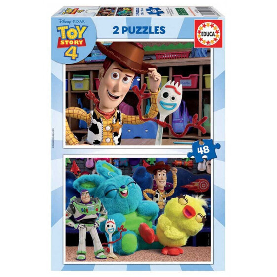 Пазл развивающий EDUCA BORRAS Toy Story 4 2x48 шт