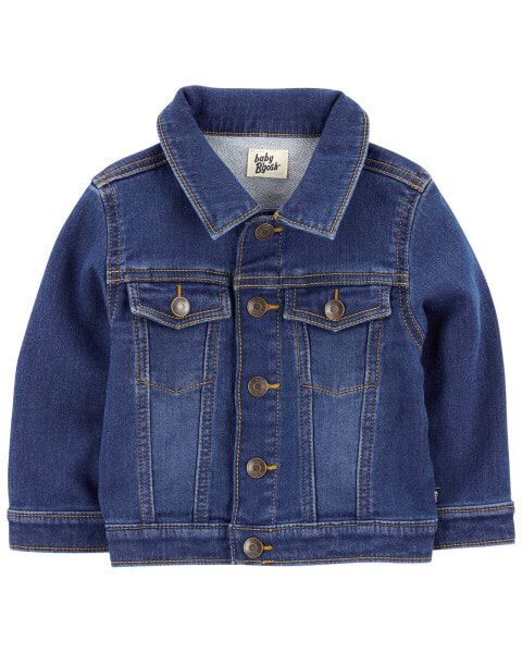 Baby Classic Knit-Like Denim Jacket 9M