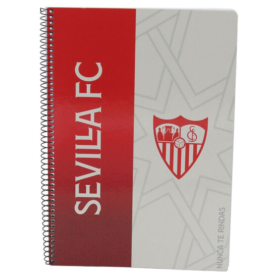 Блокнот школьный спиральный Sevilla FC A4