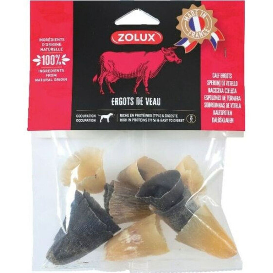 Прорезыватель для зубов для собак Zolux Calf hooves Говядина 100 g