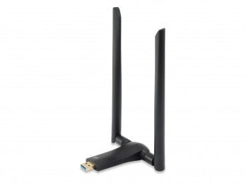 LevelOne WUA-1810E - Wireless - USB - WLAN - Wi-Fi 5 (802.11ac) - 867 Mbit/s - Black