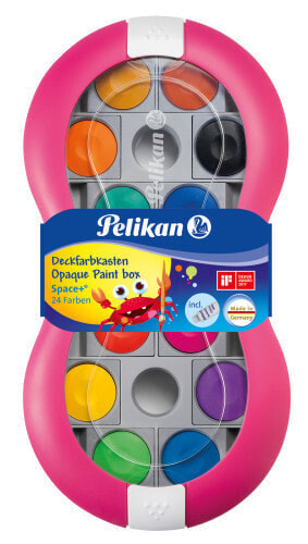 Pelikan Deckfarbkasten Space+ 24 - Black,Blue,Brown,Green,Magenta,Orange,Pink,Red,Violet,Yellow - 24 pc(s)