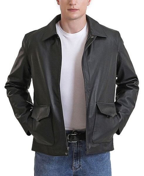 Men Raider Indy-Style Leather Legend Jacket