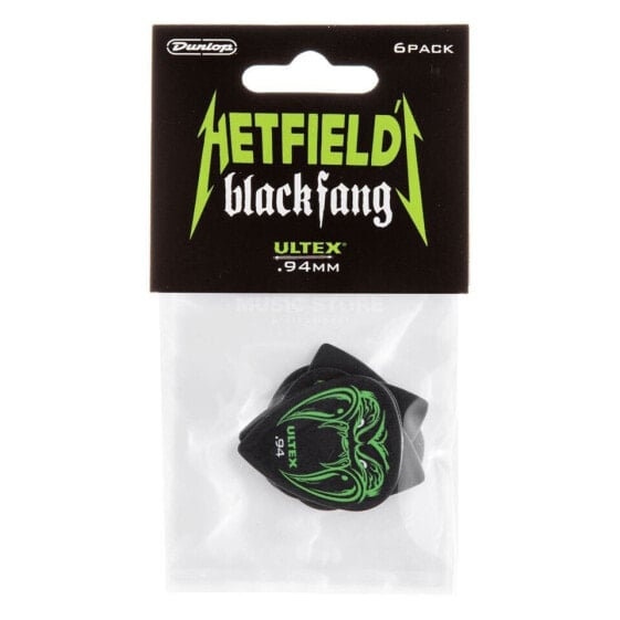 Dunlop Ultex Hetfield Player's Pleks 0,94 mm Black, 6er-Set