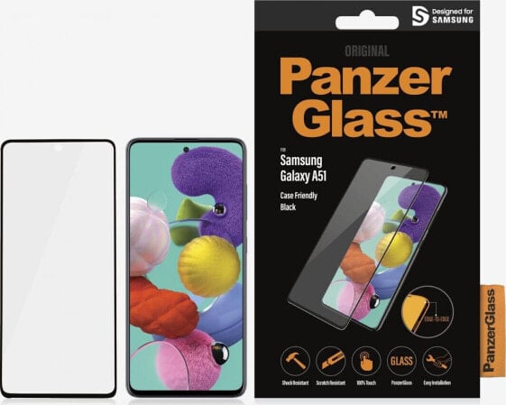 PanzerGlass Szkło hartowane do Samsung Galaxy A51 Case Friendly Black (7216)