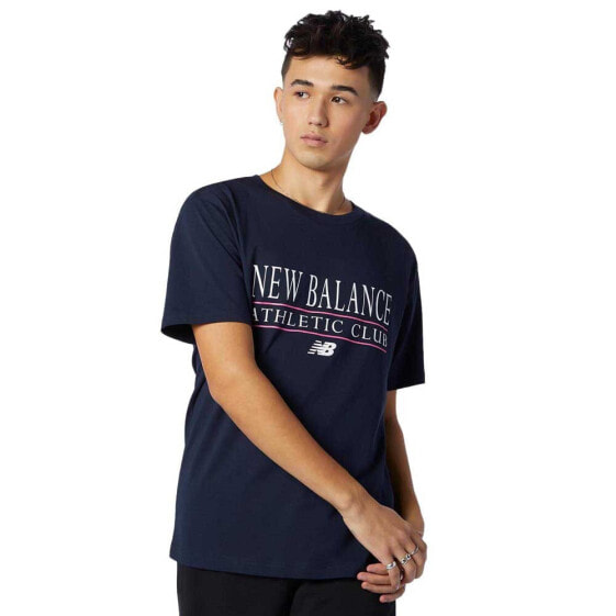 NEW BALANCE Essentials Athletic Club short sleeve T-shirt