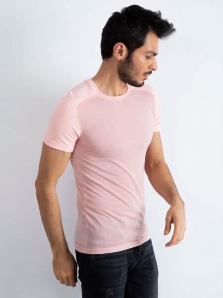 T-shirt-M019Y03052003-jasny różowy