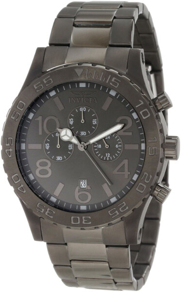 Invicta Men's 1272 Specialty Chronograph Charcoal Grey Dial Gunmetal Watch