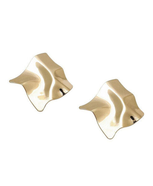 Women's Foil Stud Earrings