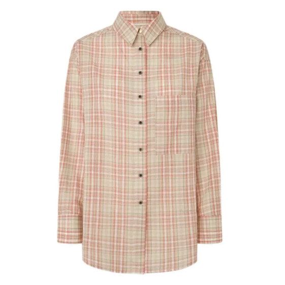 PEPE JEANS Rita Check long sleeve shirt