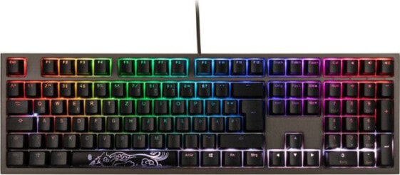 Ducky Shine 7 - Full-size (100%) - USB - Mechanical - LED - Black - Grey