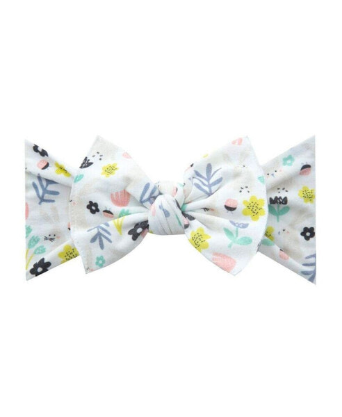 Infant-Toddler Printed Knot Headband for Girls