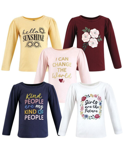 Baby Girls Long Sleeve T-Shirts World