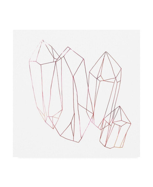 June Erica Vess Contour Crystals II Canvas Art - 36.5" x 48"