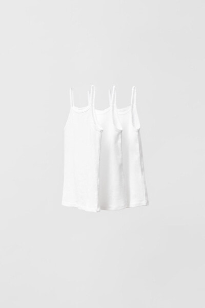 2-6 years/ pack of three vest tops