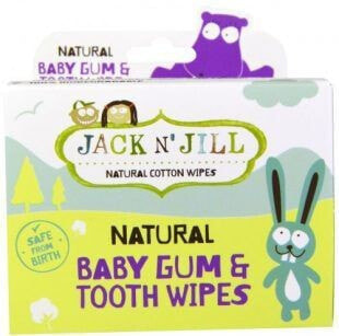 Jack NJill Naturalne chusteczki do mycia dziąseł niemowląt, 25 szt