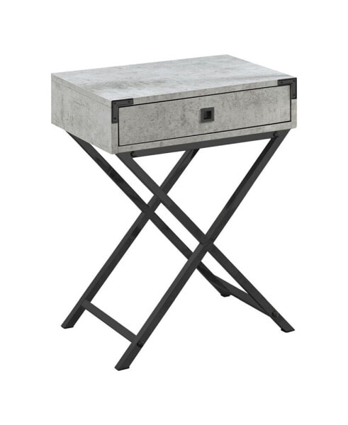 Table - 24" H Cement Nickel