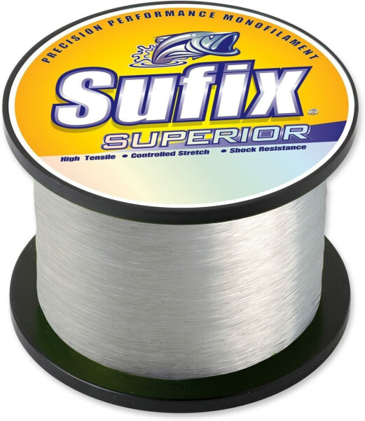 Sufix Superior Monofilament Fishing Line | 2KG (4.4 lb) | Clear | Pick Test