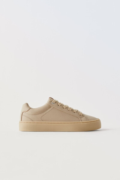 Кеды спортивные ZARA Minimalist lace-up trainers