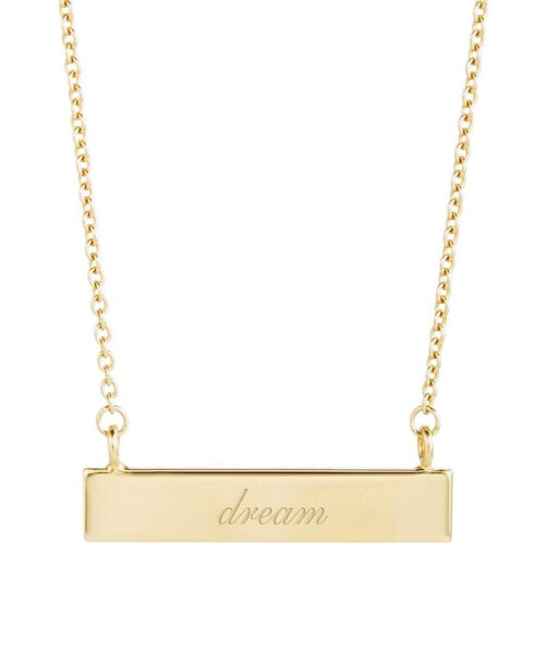 brook & york inspirational Bar Necklace