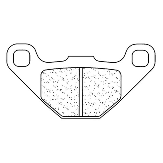 Тормозные колодки CL BRAKES 2472RX3 с шлифованными металлическими вставками Ремень заднего специфического улиценосика