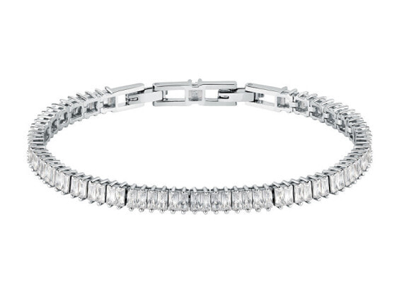 Sparkling bracelet with zircons Baguette SAVP08