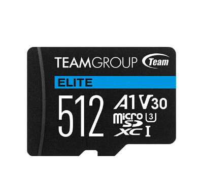 Team Group ELITE A1 - 512 GB - MicroSDXC - UHS-I - 90 MB/s - 45 MB/s - Class 3 (U3)