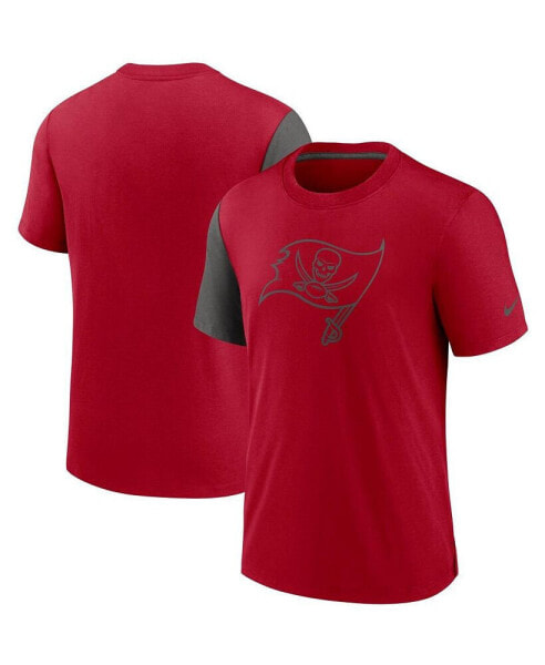 Men's Red, Pewter Tampa Bay Buccaneers Pop Performance T-shirt