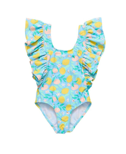 Lemon Drops Wide Frill Swimsuit