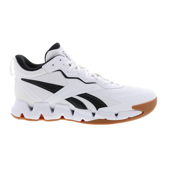 Reebok Zig Encore Mens White Synthetic Lace Up Lifestyle Sneakers Shoes