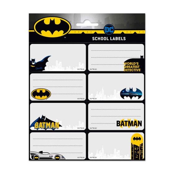 DC COMICS Batman Self Adhesive Labels