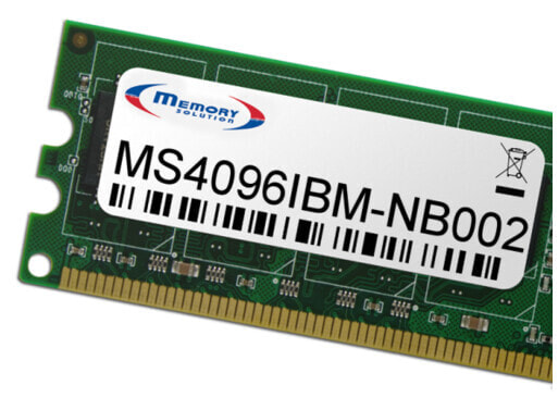Memorysolution Memory Solution MS4096IBM-NB002 - 4 GB