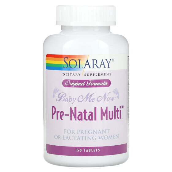 Мультивитамин для беременных SOLARAY Pre-Natal Multi, 150 таблеток
