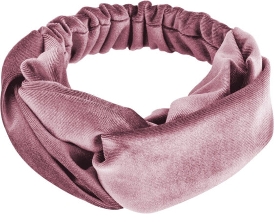 Haarband Velour Twist puderrosa