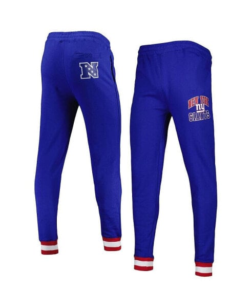 Men's Royal New York Giants Blitz Fleece Jogger Pants