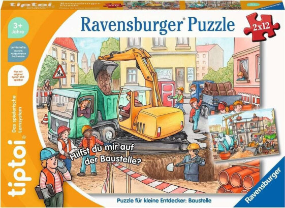 Ravensburger Ravensburger Tiptoi puzzle for little explorers: construction site