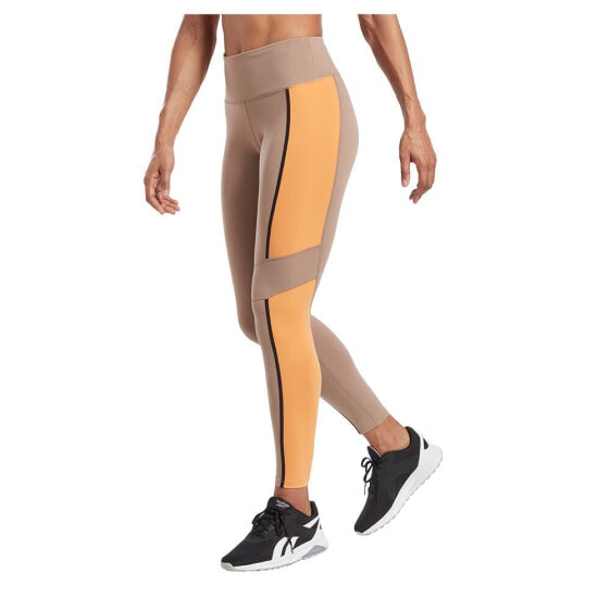 REEBOK Lux High-Waisted Colorblock Leggings